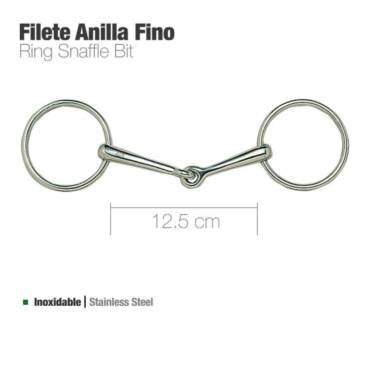 Filete Anillas fino Inoxidable ZALDI 12,5 cm